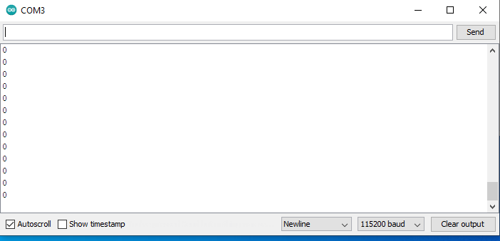 Arduino IDE's Signal Monitor Tool